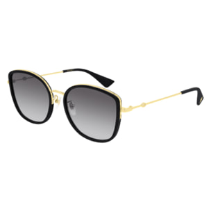 Gafas de Sol Gucci GG0606SK-001 de Metal Mujer 56 mm