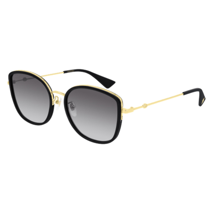 Gafas de Sol Gucci GG0606SK-001 de Metal Mujer 56 mm