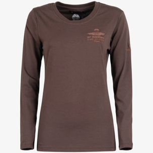 T-shirt Donna W5D364 Esercito in cotone