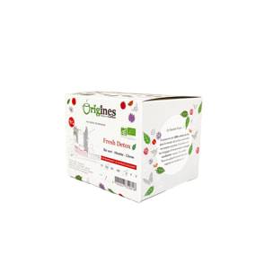 Thé Vert Bio Fresh Detox - Chine - Infusettes 15x2g