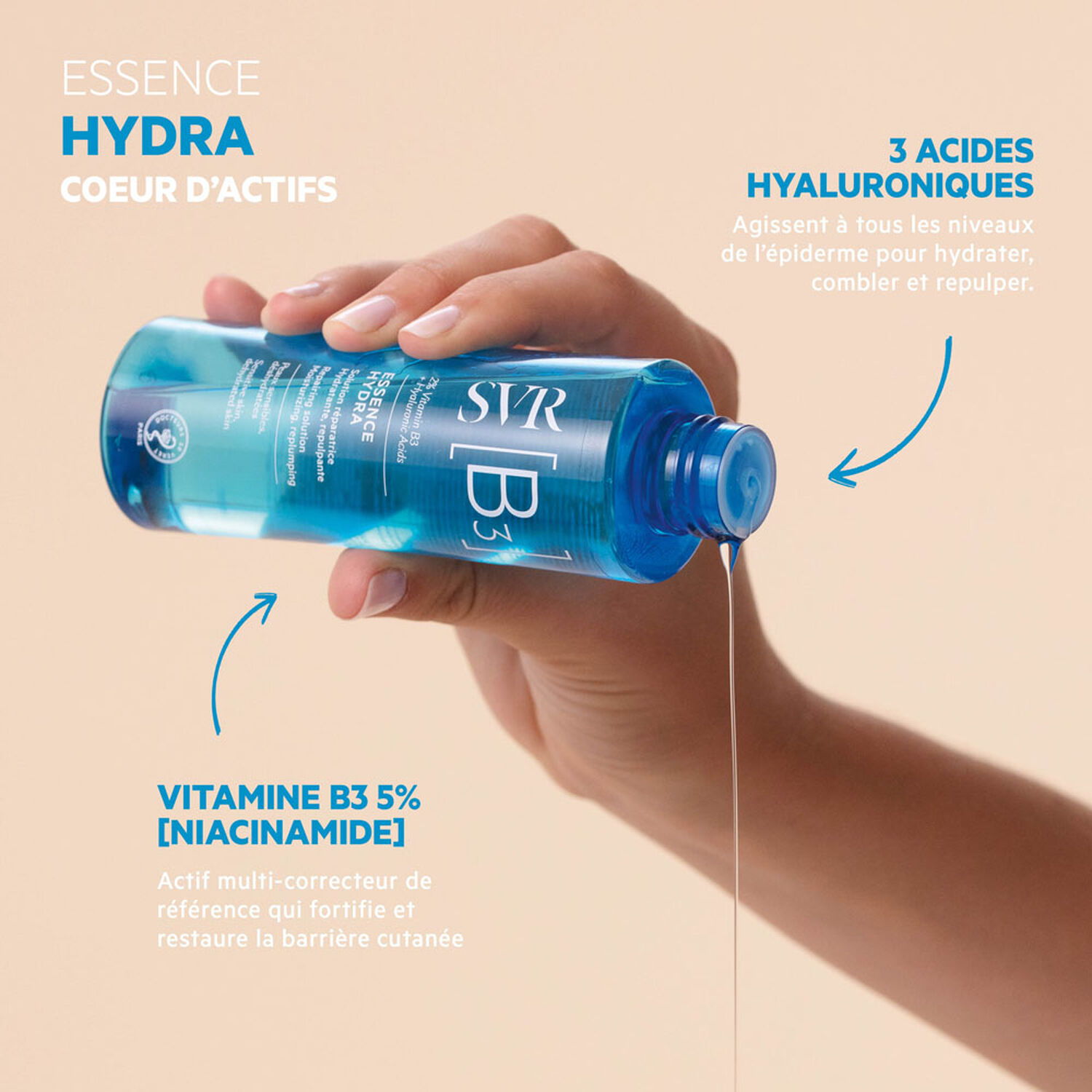 B Essence Hydra - Solution Réparatrice. Hydratante, Repulpante 150 ml