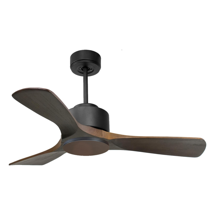 Ventilateur de plafond ø106 cm avec Wifi Réversible Hypersilence 40   W Noir