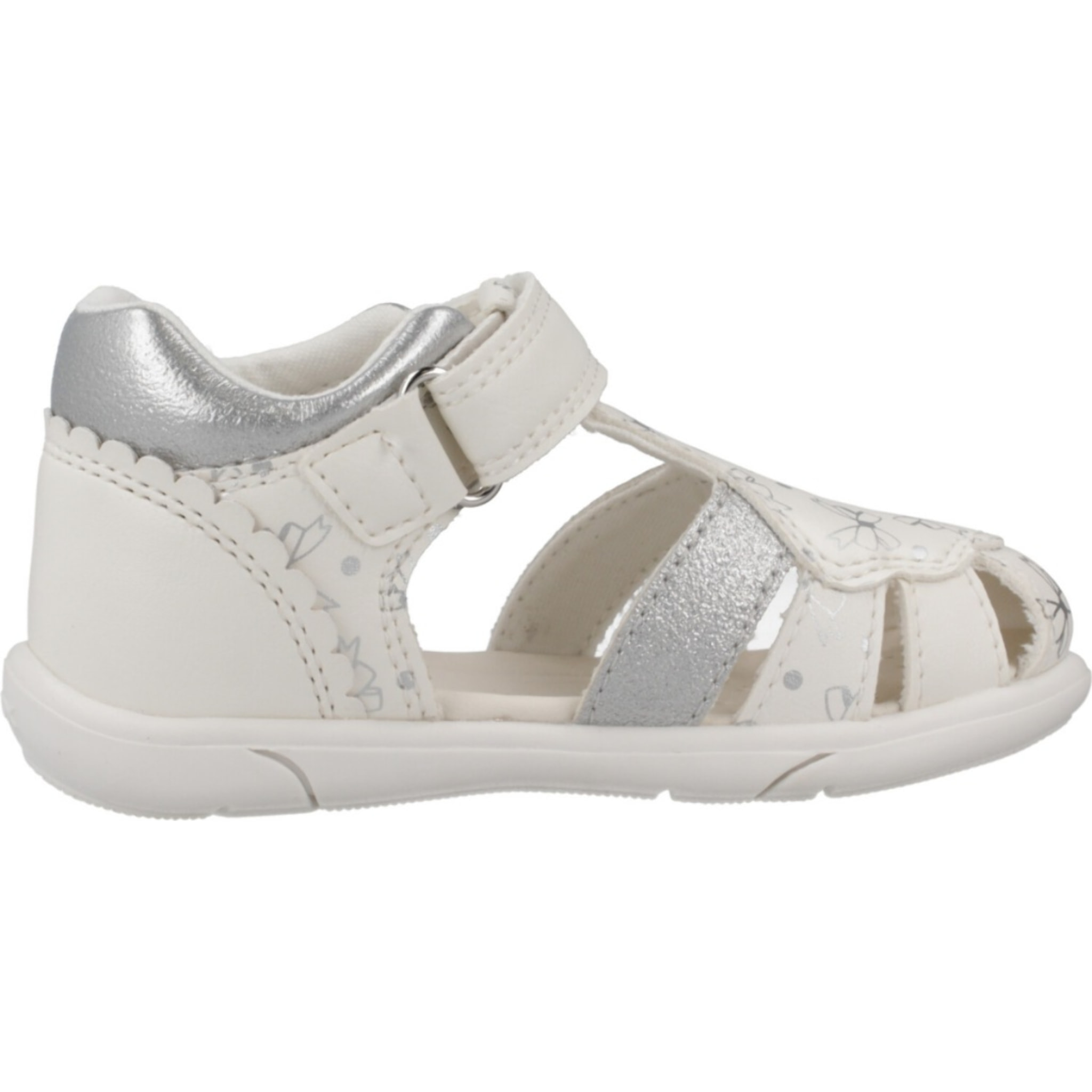 Sandalias Niña de la marca GEOX  modelo B SANDAL ZAPITO GIRL White