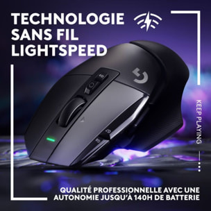 Souris Gamer Sans Fil LOGITECH G502 X Lightspeed Noir
