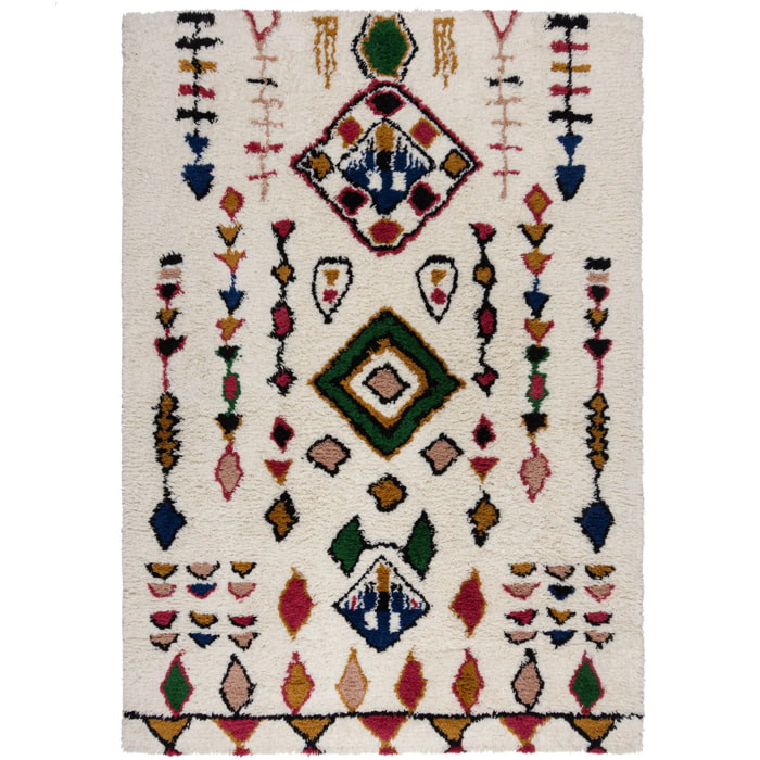 Tapis berbere 100% laine FES Multicolore