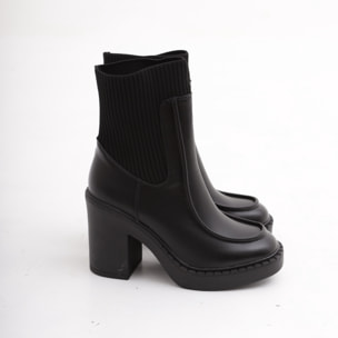 STIVALETTO INGEGNERE TACCO NERO