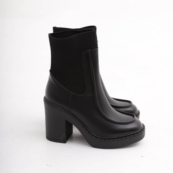 STIVALETTO INGEGNERE TACCO NERO