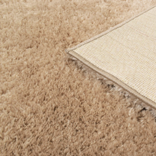 Cosy - tapis salon à poils longs tout doux, beige