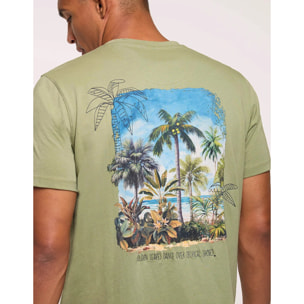 Camiseta Manga Corta Caqui - Aramis