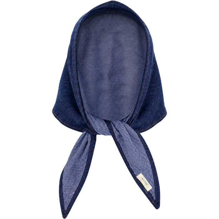 Kocca - Foulard da donna in misto cotone effetto denim da annodare Donna