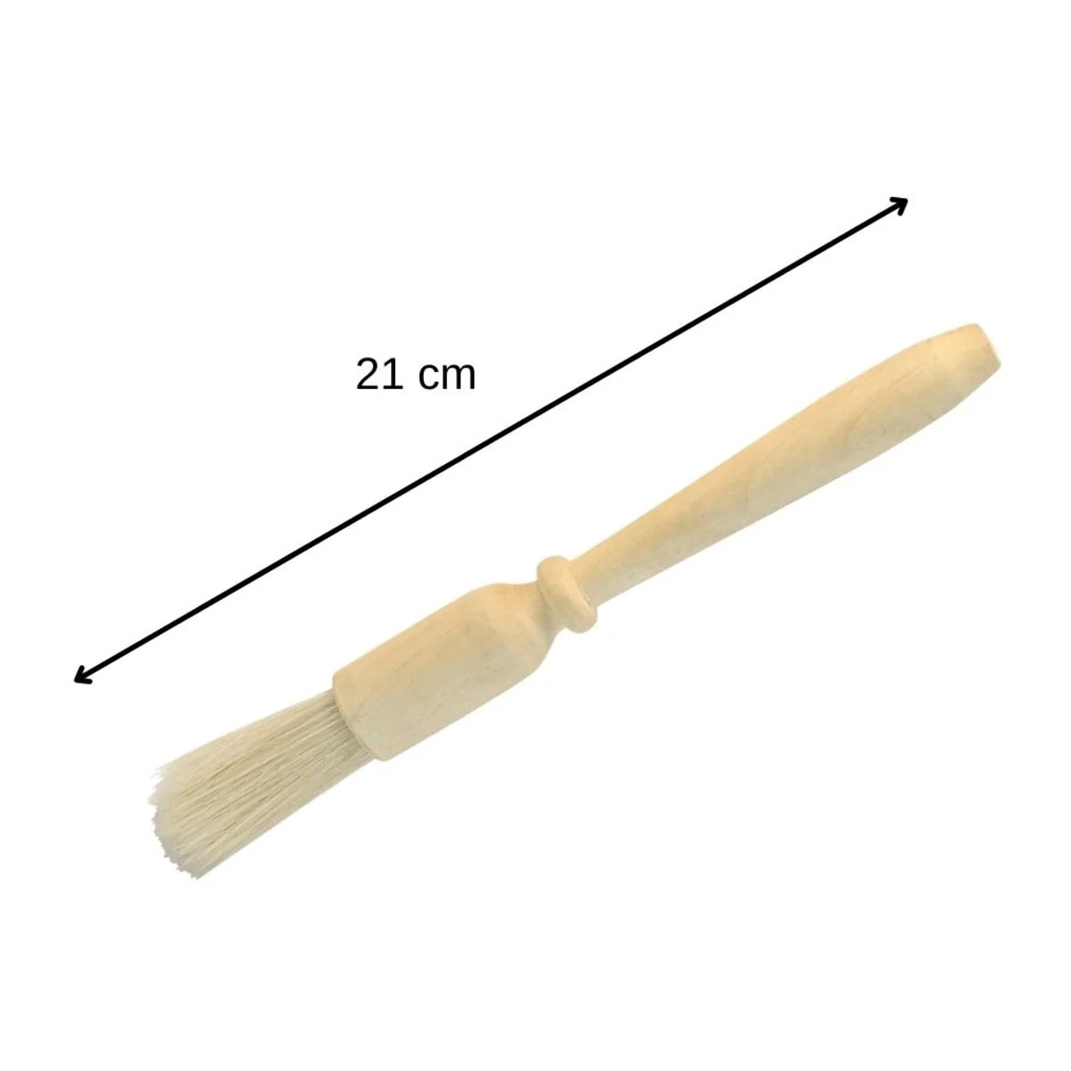 Set de 2 ustensiles de pâtisserie pinceau en poil de porc Fackelmann Boisselerie