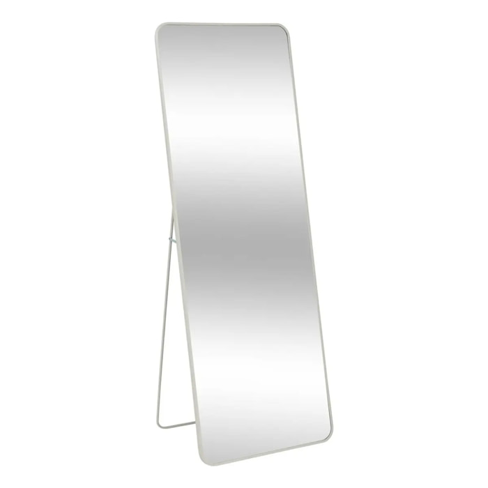 Miroir pied en métal 160x56cm beige