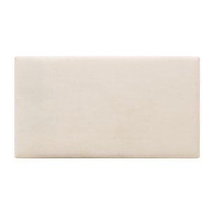 Cabecero tapizado en color blanco roto de varias medidas