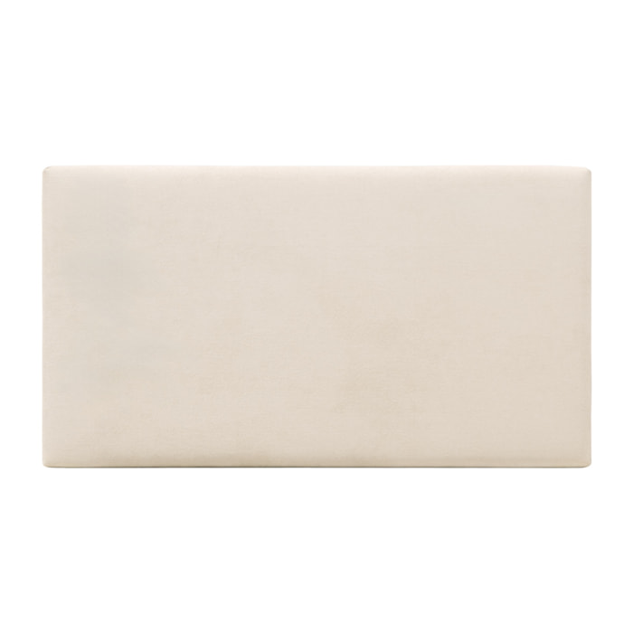 Cabecero tapizado en color blanco roto de varias medidas