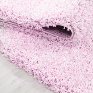 OTTAWA - Tapis rond shaggy uni Rose