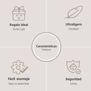 Bicicleta de Equilibrio sin Pedales en Rosa