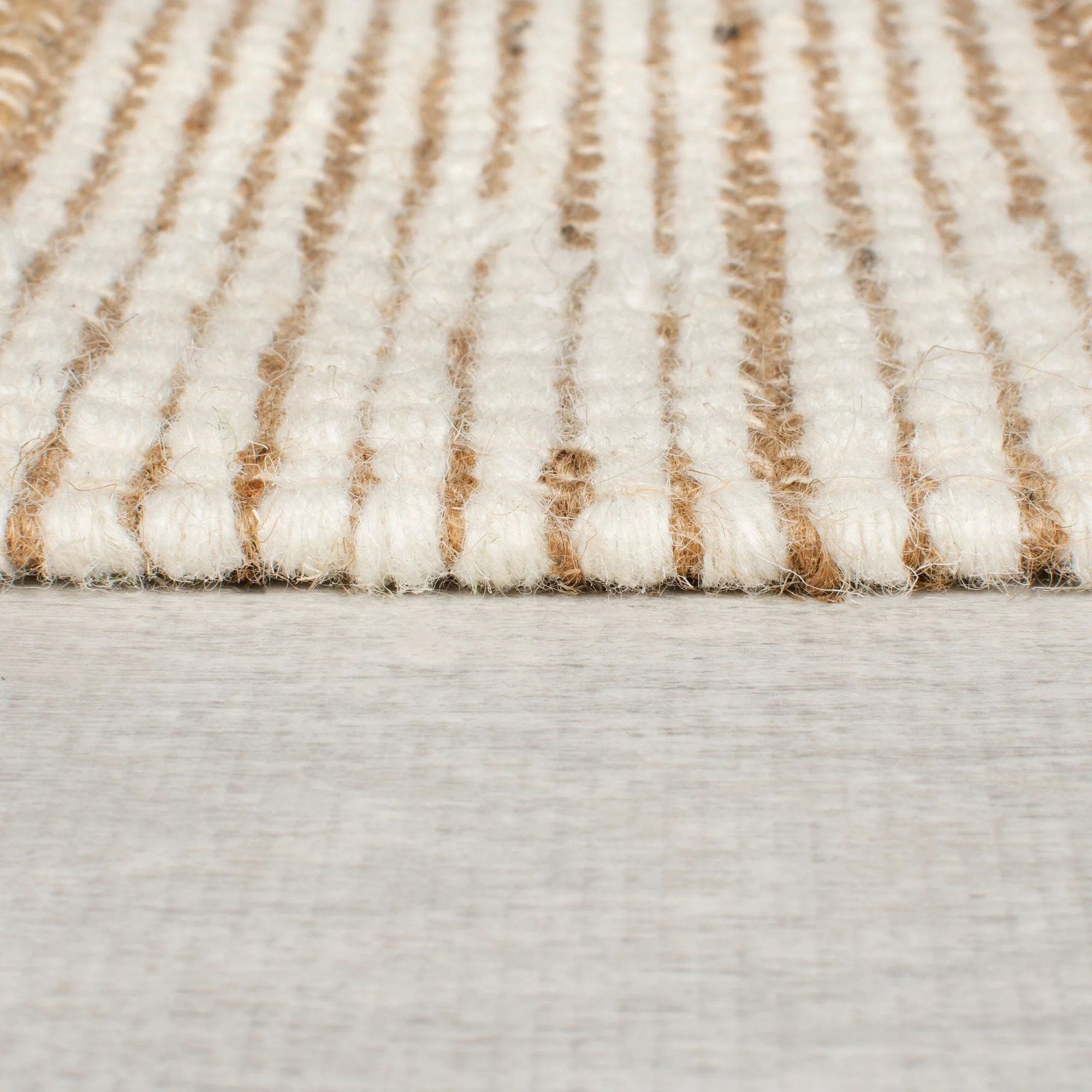 Tapis de couloir jute et laine MEDINA BLOCKS Violet