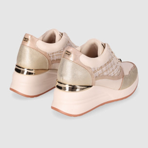 Deportivos - Beig - Tacón: 6 cm