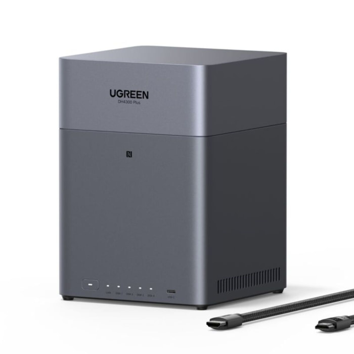Serveur NAS UGREEN 4 baies DH4300 Plus Gris