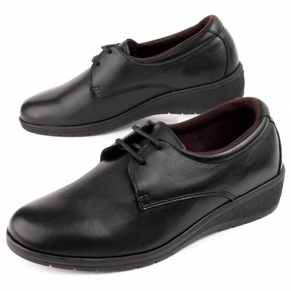 Oxford De Cuña - Negro - Altura: 4 Cm