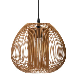Suspension filaire "Noda" métal cuivre D28cm
