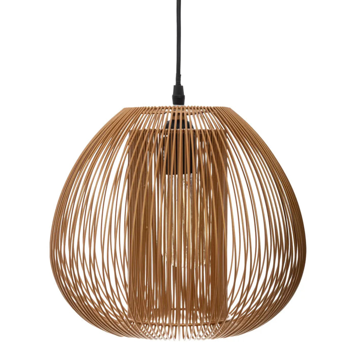 Suspension filaire "Noda" métal cuivre D28cm