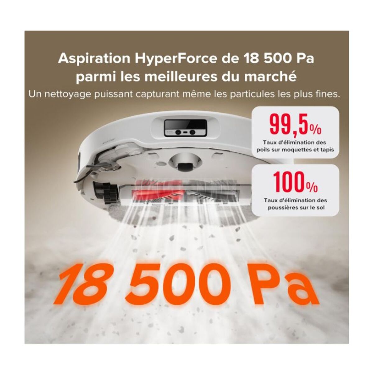 Aspirateur robot ROBOROCK Qrevo Curv