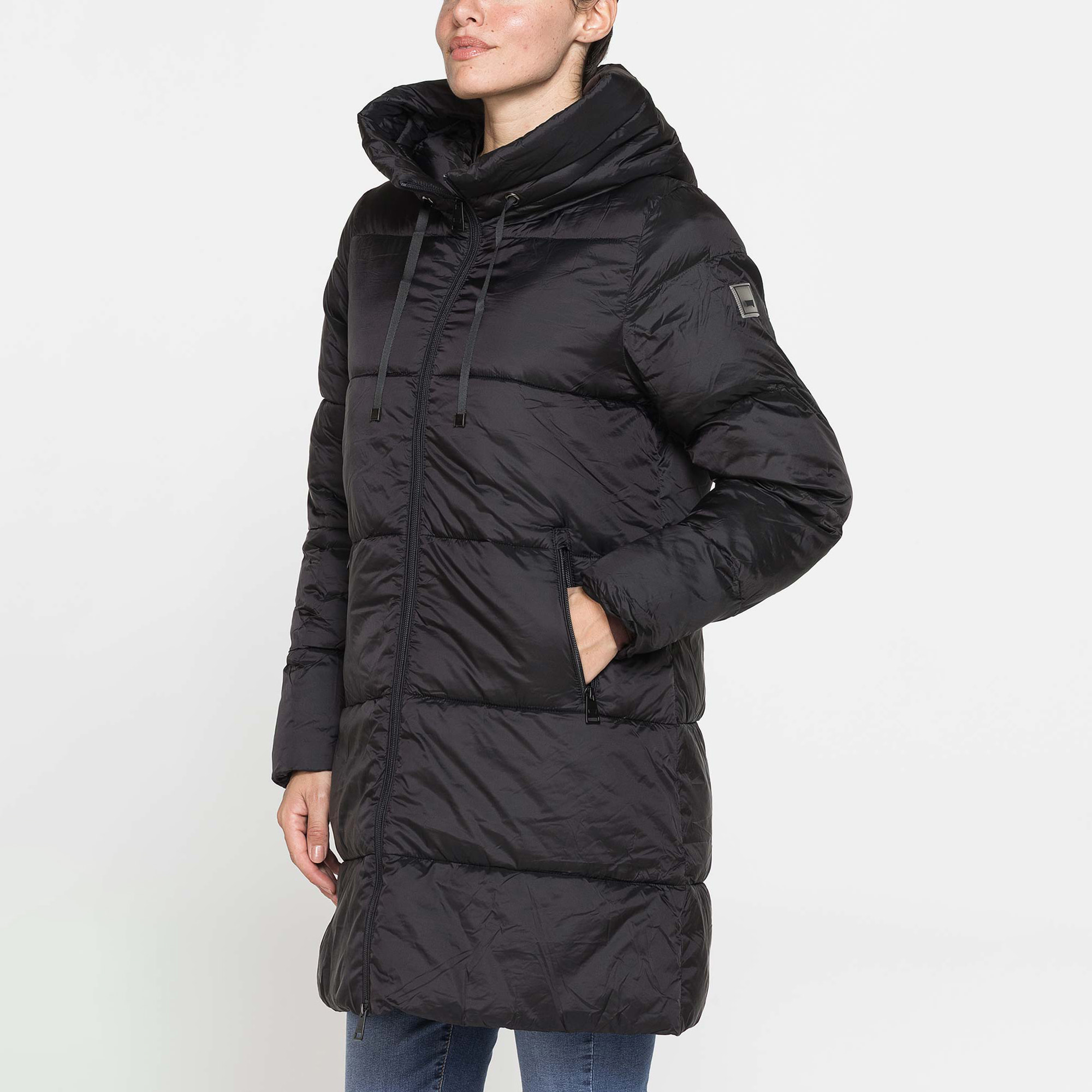 GIACCONE MIDI COMFORT FIT IN TESSUTO SATINATO