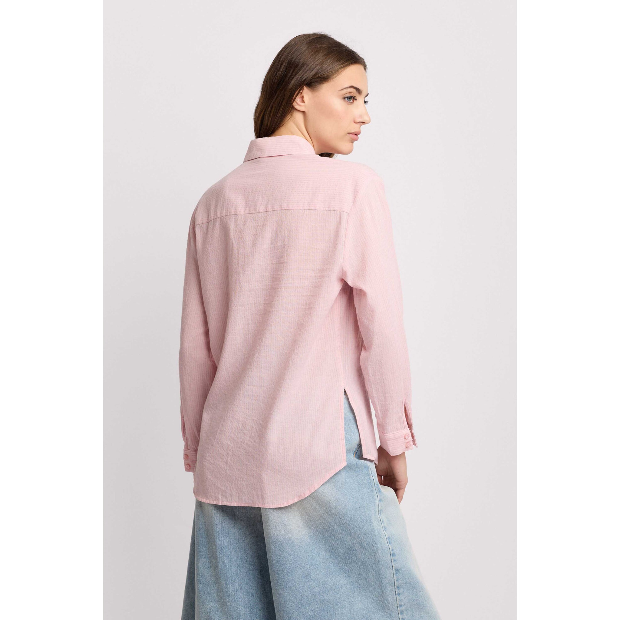Kocca - Camicia con tasche con pattina Donna, Tinta unita, Colletto di camicia