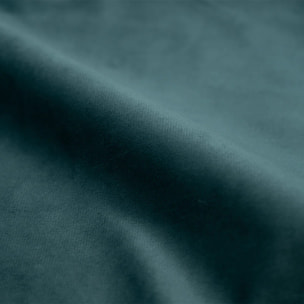 Fauteuil en velours bleu canard - Simba