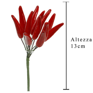 Peperoncini - Pezzi 24 - 10,5xH14,5x4cm - Bianchi Dino SpA