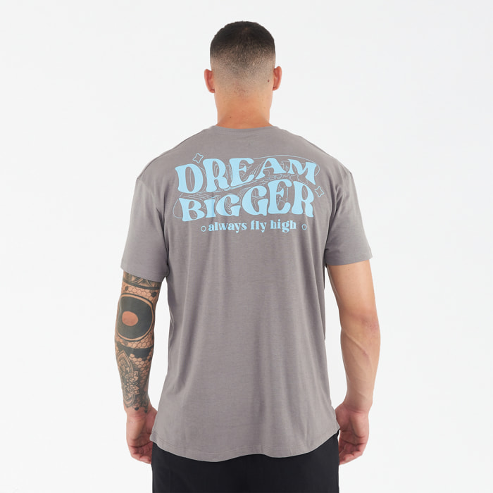 T-shirt in cotone BIGGER grigio