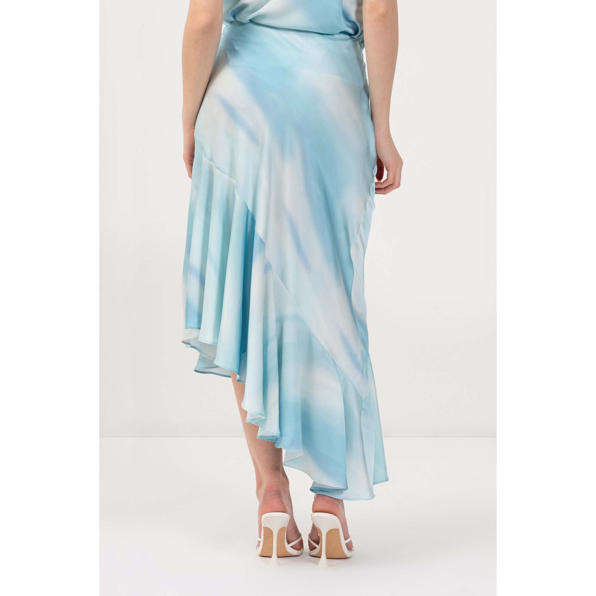 Kocca - Gonna elegante con volant Donna