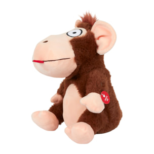 Peluche Singe Fou A Piles