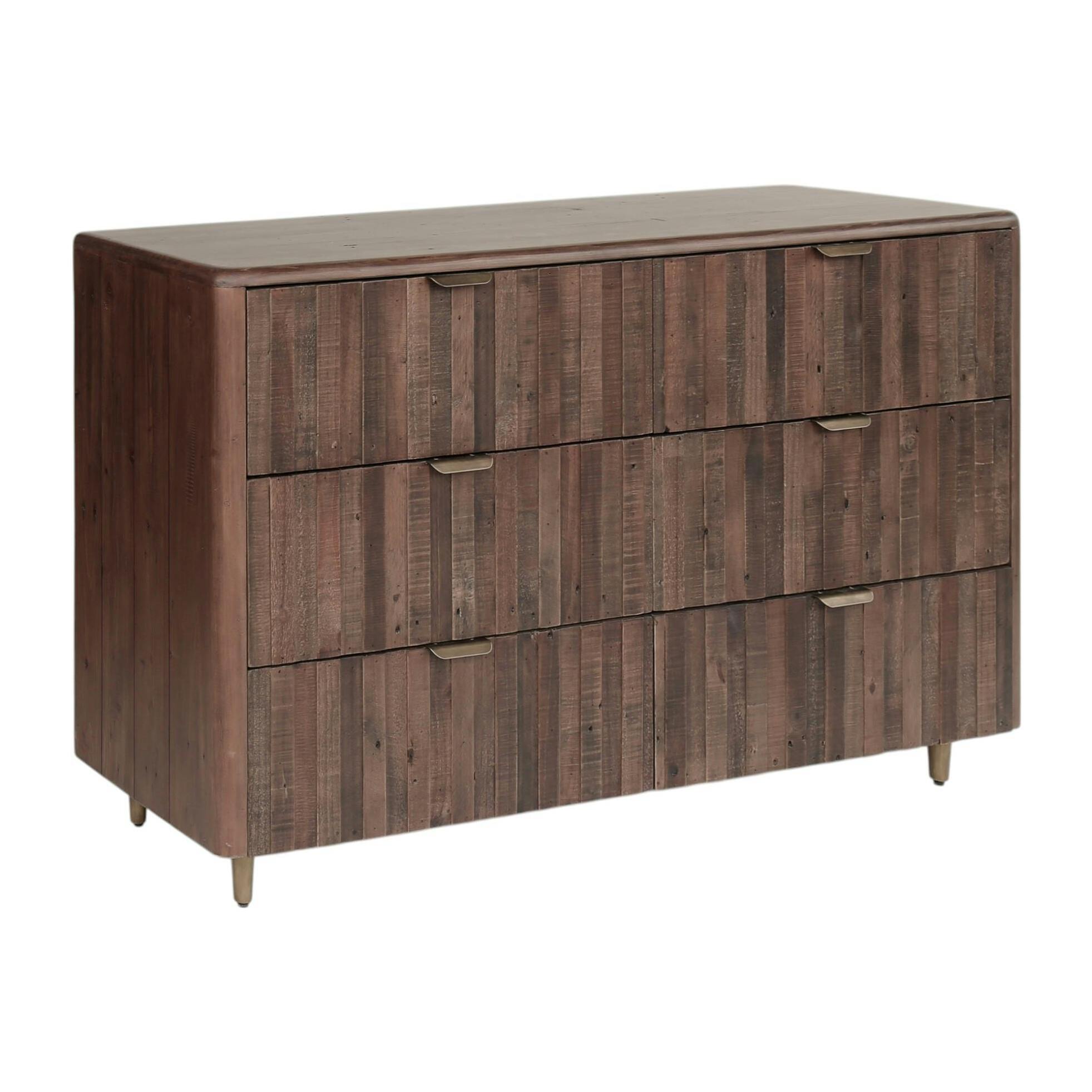 Commode bois recyclé brun 140 cmQUEENSTOWN