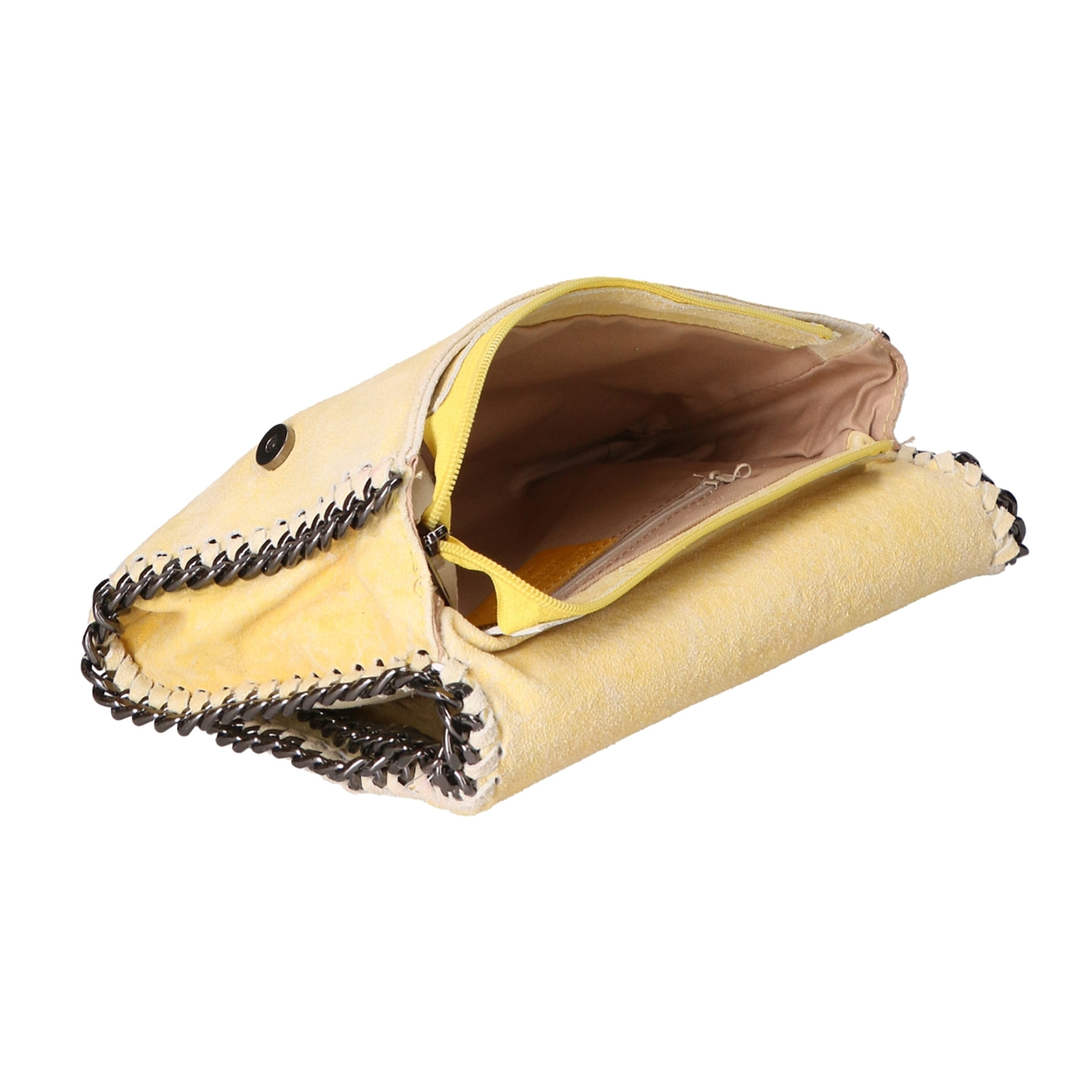 Borsa a spalla da donna In Vera pelle Made in Italy 27x17x1 cm