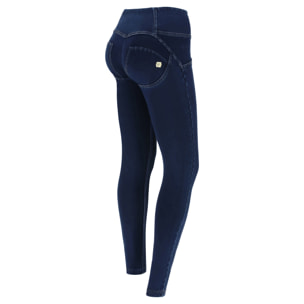 Jeggings push up WR.UP® superskinny vita alta con bottoni