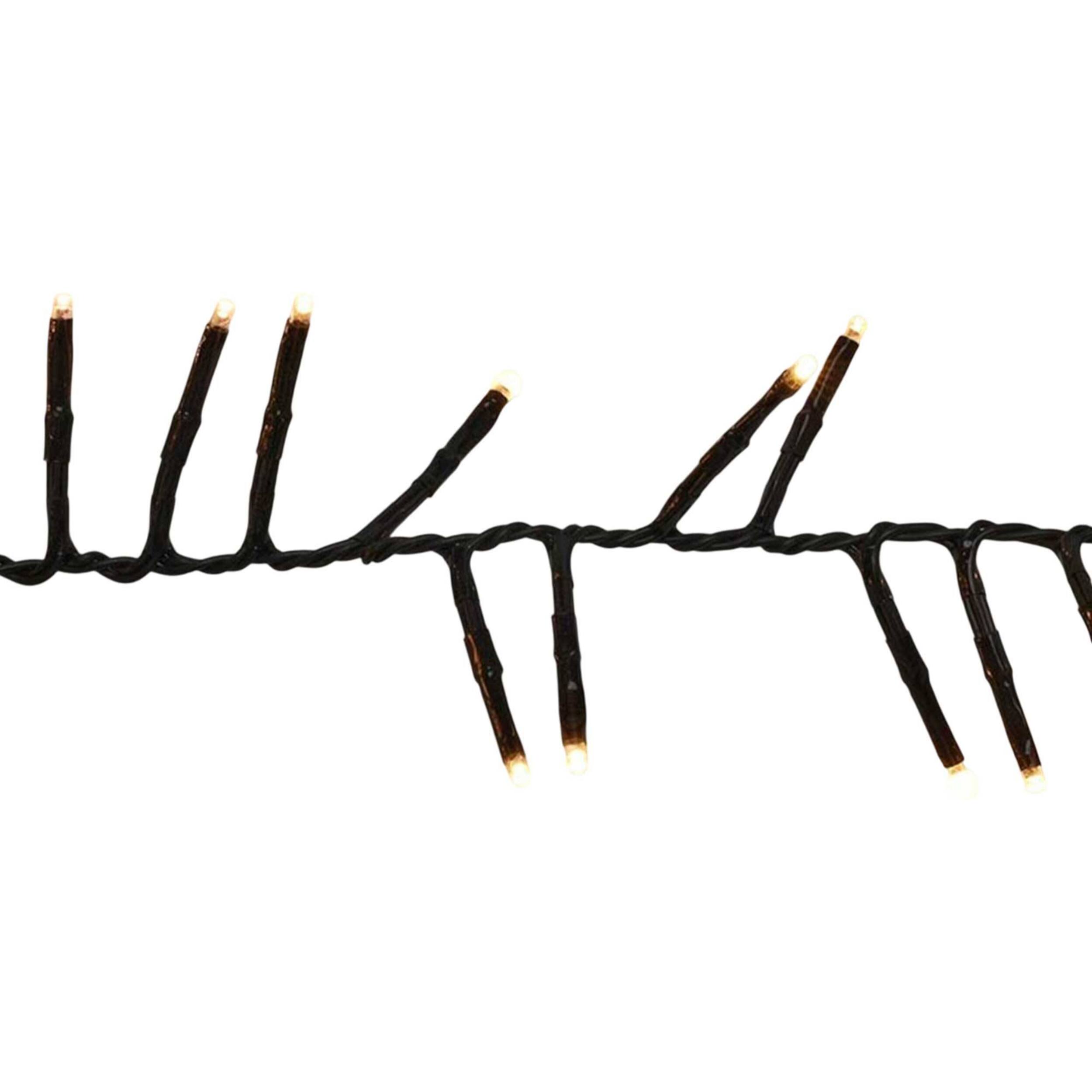 Luces de navidad led blanco cálido con temporizador