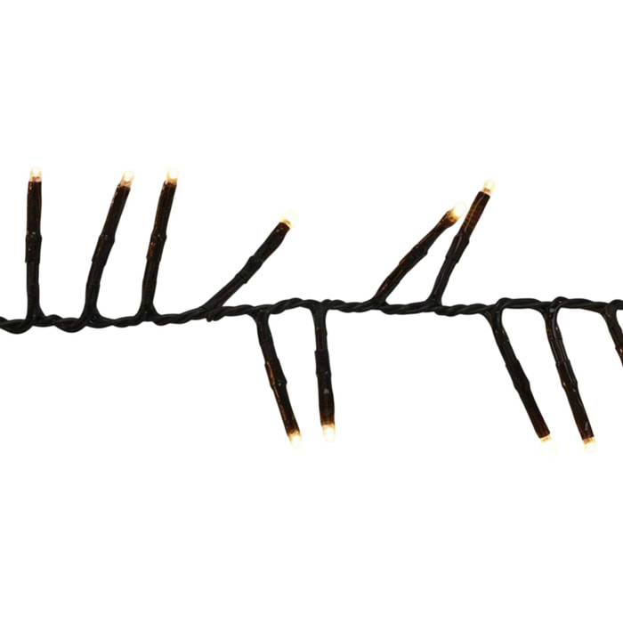 Luces de navidad led blanco cálido con temporizador