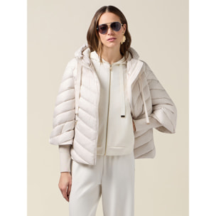 Oltre - Plumífero con capucha y puños - Blanco