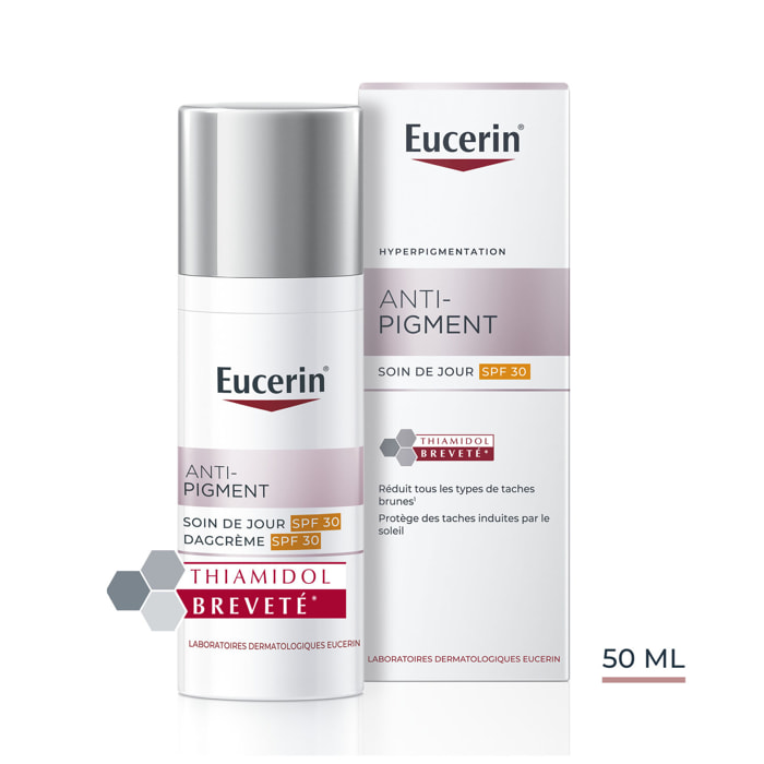 Anti-Pigment SPF30 - Crème de Jour Hydratante & Anti-Tâches - Tous Types de Peaux 50 ml