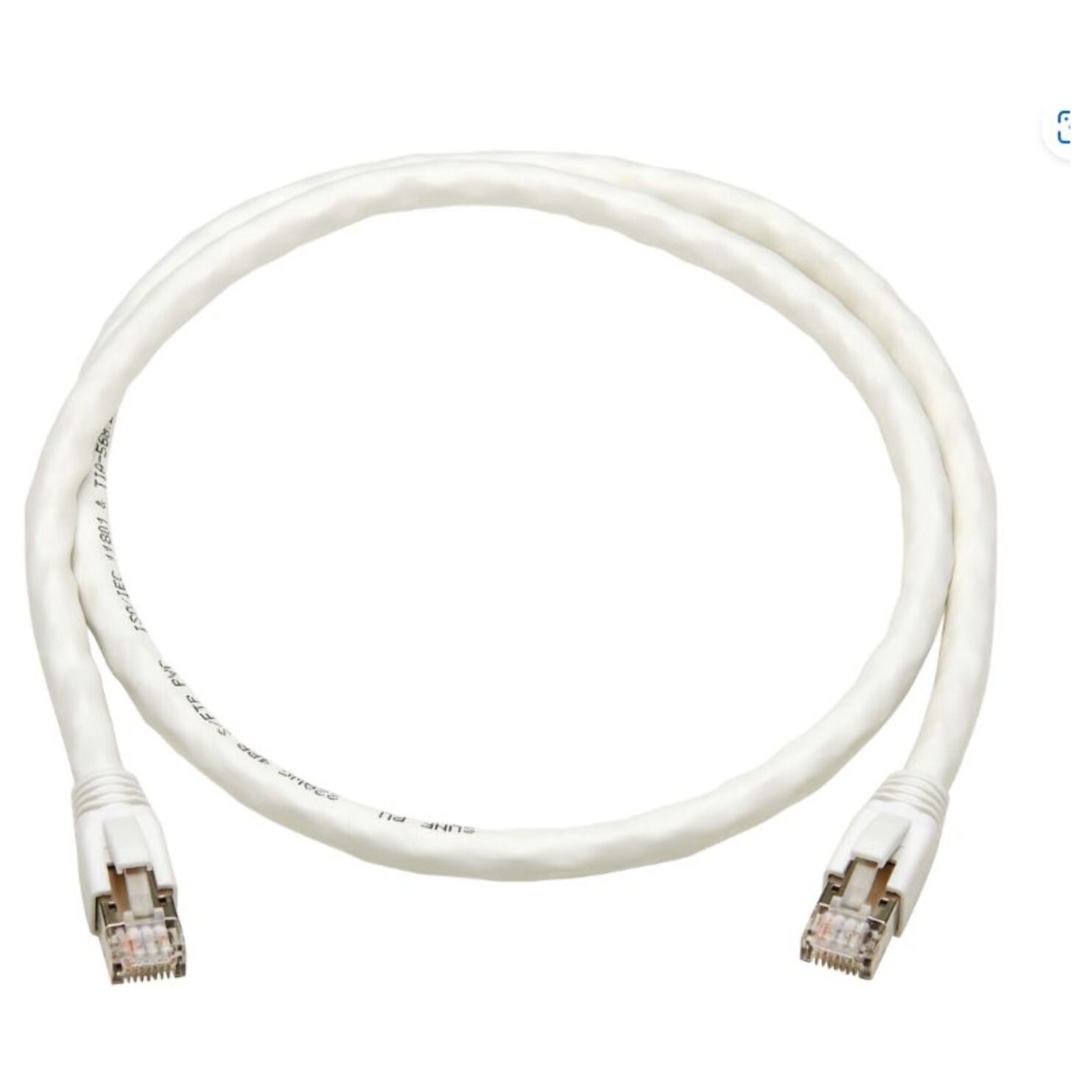 Câble Ethernet EATON RJ45 0.91M Droit CAT8 Blanc
