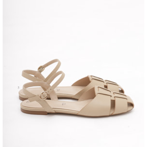 DECOLLETE' PIXIE FLAT CHOCOLA' NUDE