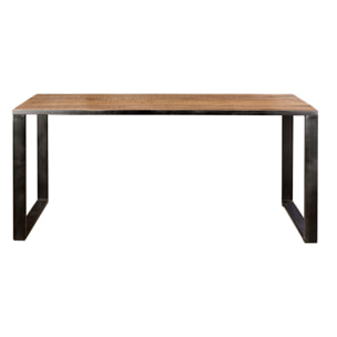 Mesas de Comedor de Madera de Mango 180 Cm Estilo Industrial