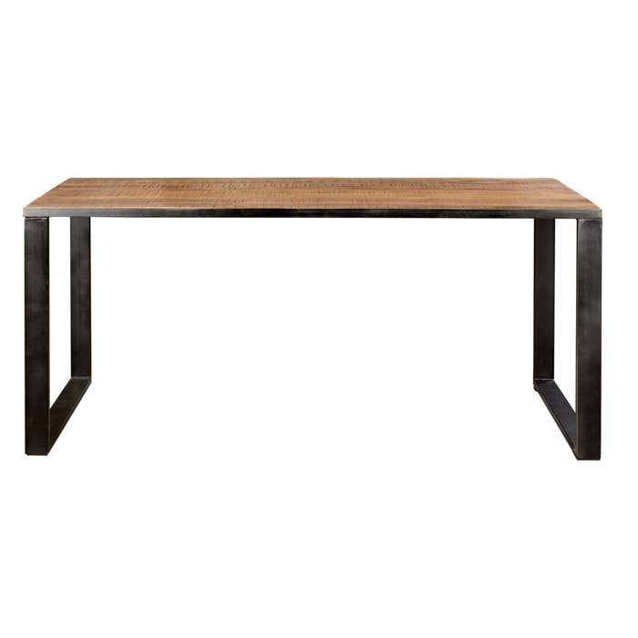 Mesas de Comedor de Madera de Mango 180 Cm Estilo Industrial