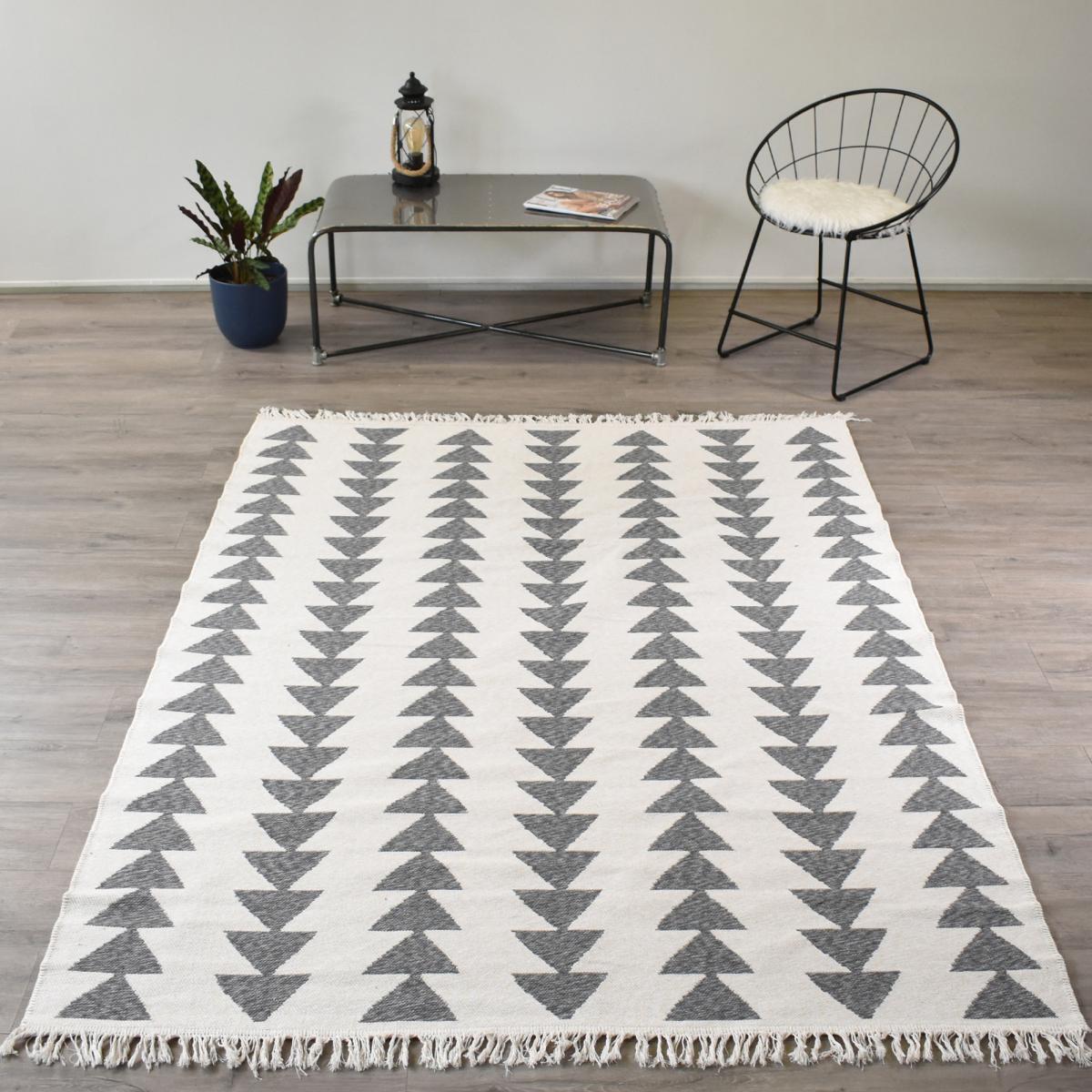 Tapis Kilim reversible MODE en Coton