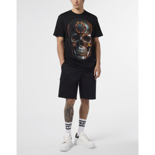 PHILIPP PLEIN Round Neck T-Shirt Lava Skull