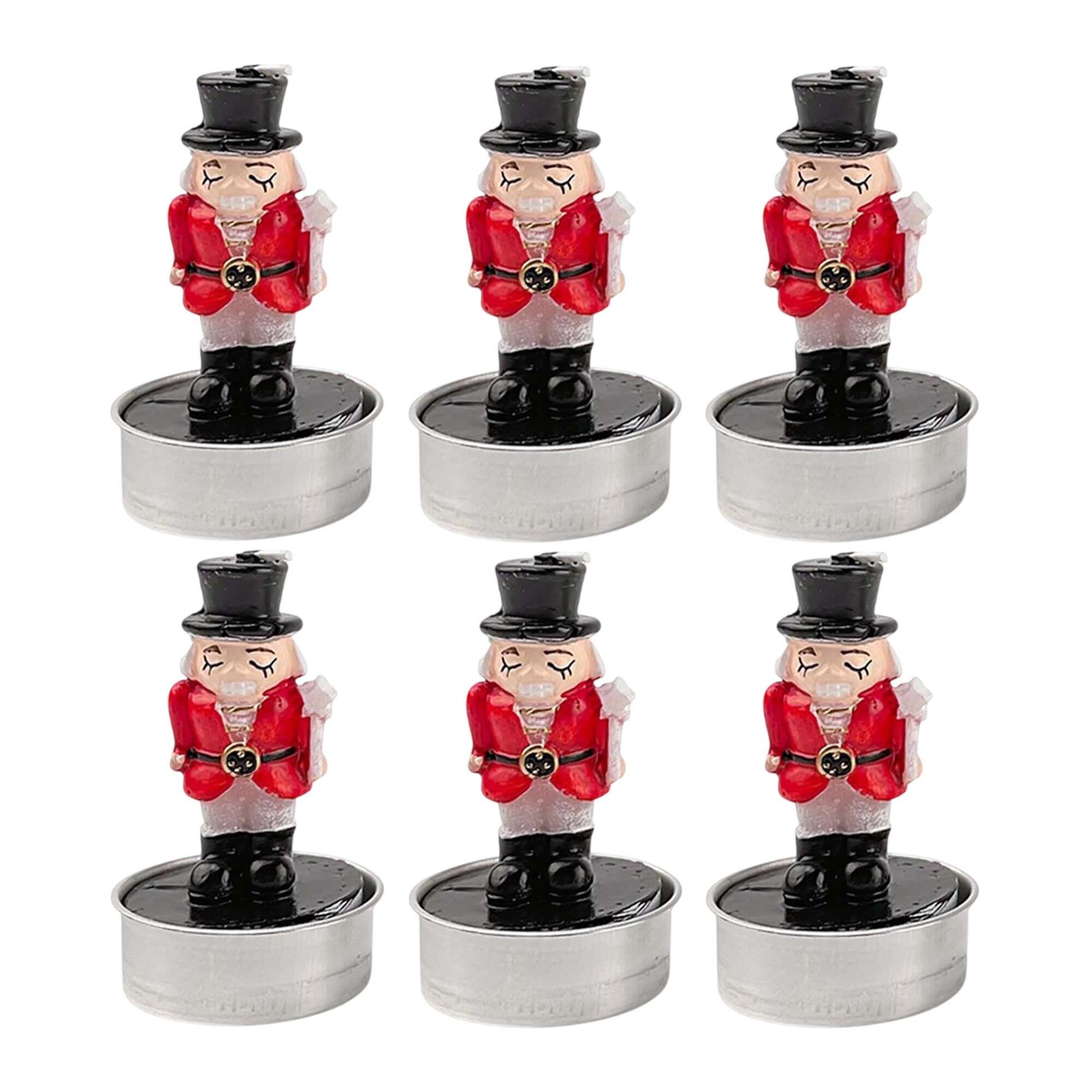 Set de 18 velas decorativas soldadito h.14cm - modelos surtidos