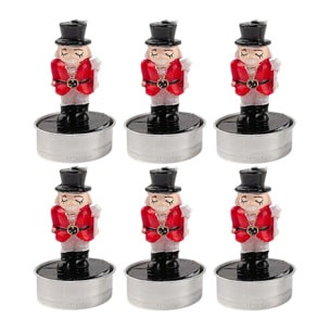 Set de 18 velas decorativas soldadito h.14cm - modelos surtidos