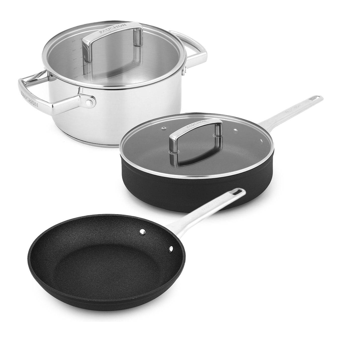 Set 5 pièces   antiadhésive aluminium SIGNATURE